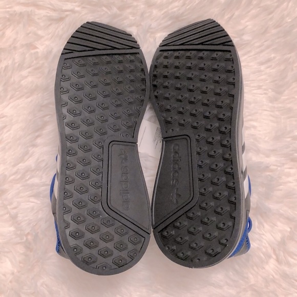 Brand New adidas Originals X_PLR Black & Blue Sneakers - Picture 5 of 9